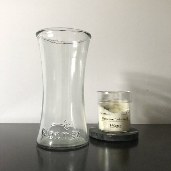 Small Glass Bloomex Bulb Flower Vase - Picture 1 of 9
